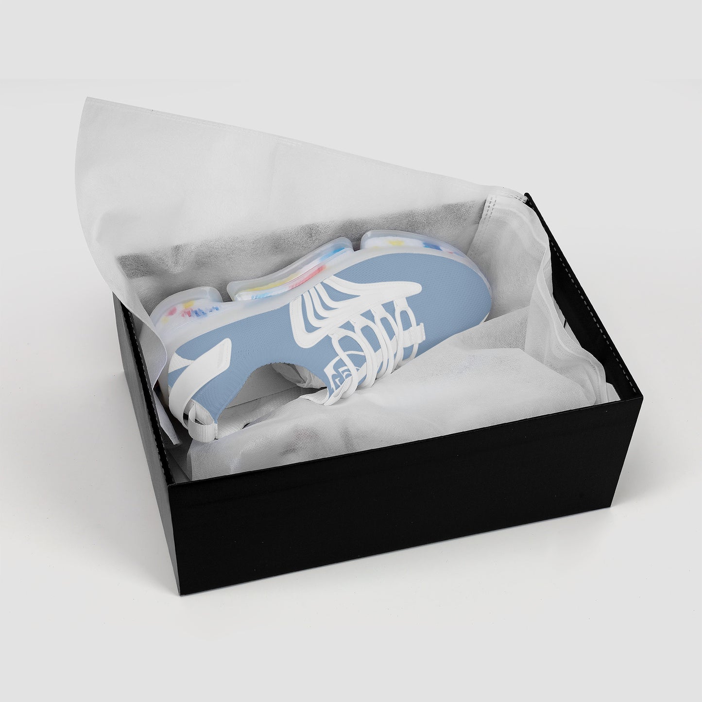 White and powder blue Gorgani