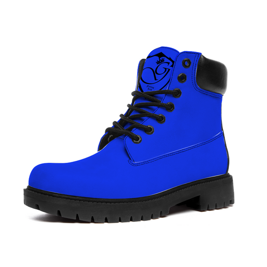 Gorgani Round Toe Boots Fashion Boots royal blue