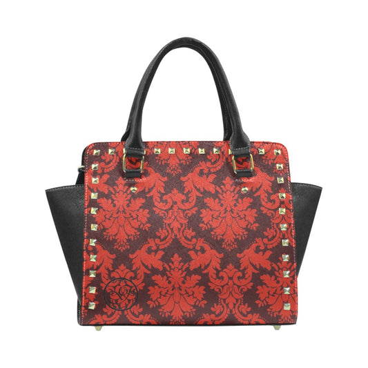 gorgani Rivet Shoulder Handbag (Model 1645) red