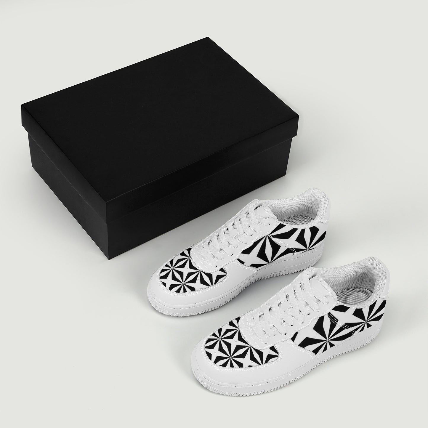 SF_F8 Low Top Unisex Sneaker gorgani b-n-w