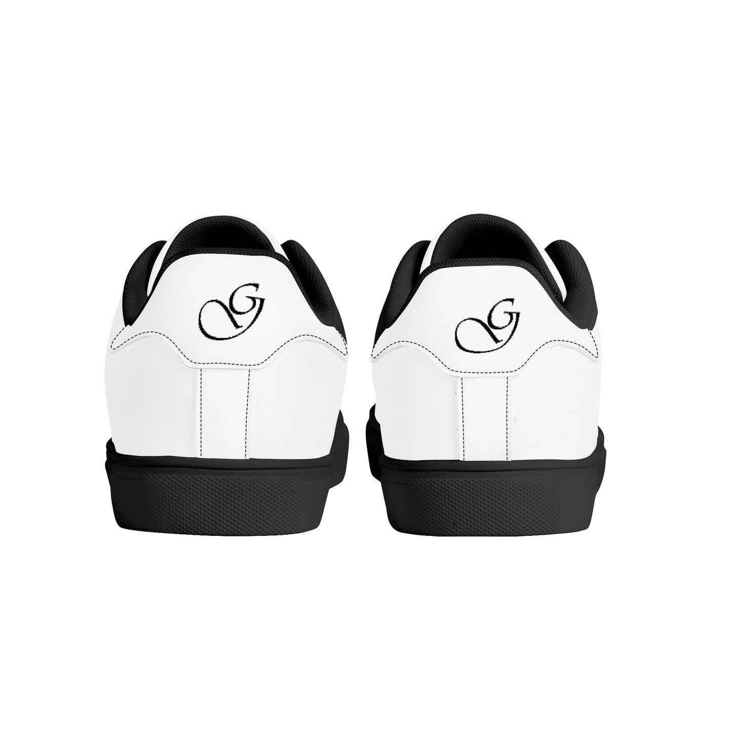 Gorgani  D27 Low-Top Sneakers - Black and white