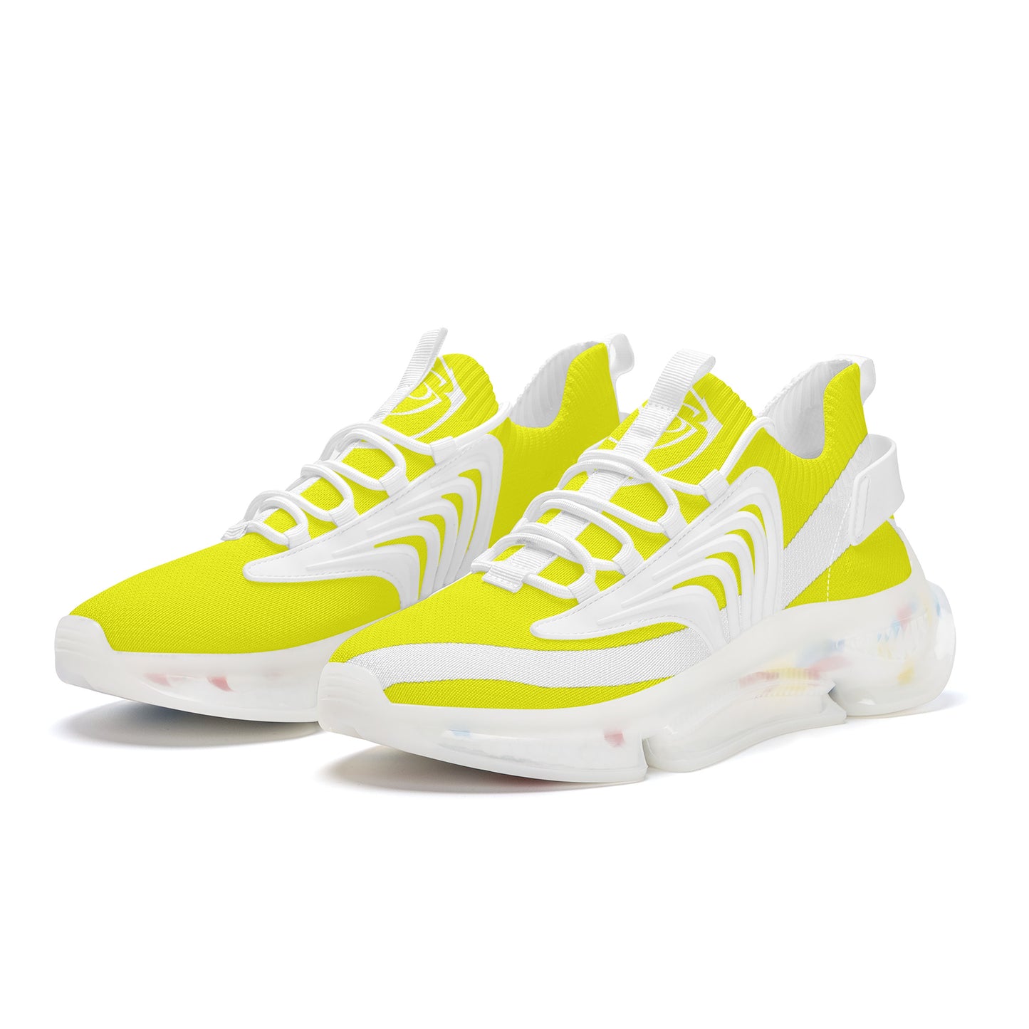 Air Max React Sneakers - White and yellow