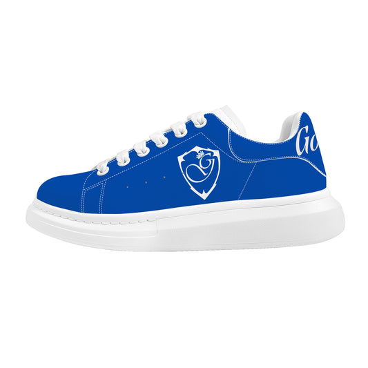 Copy of Gorgani D69 Heighten Low Top Shoes - White and  blue