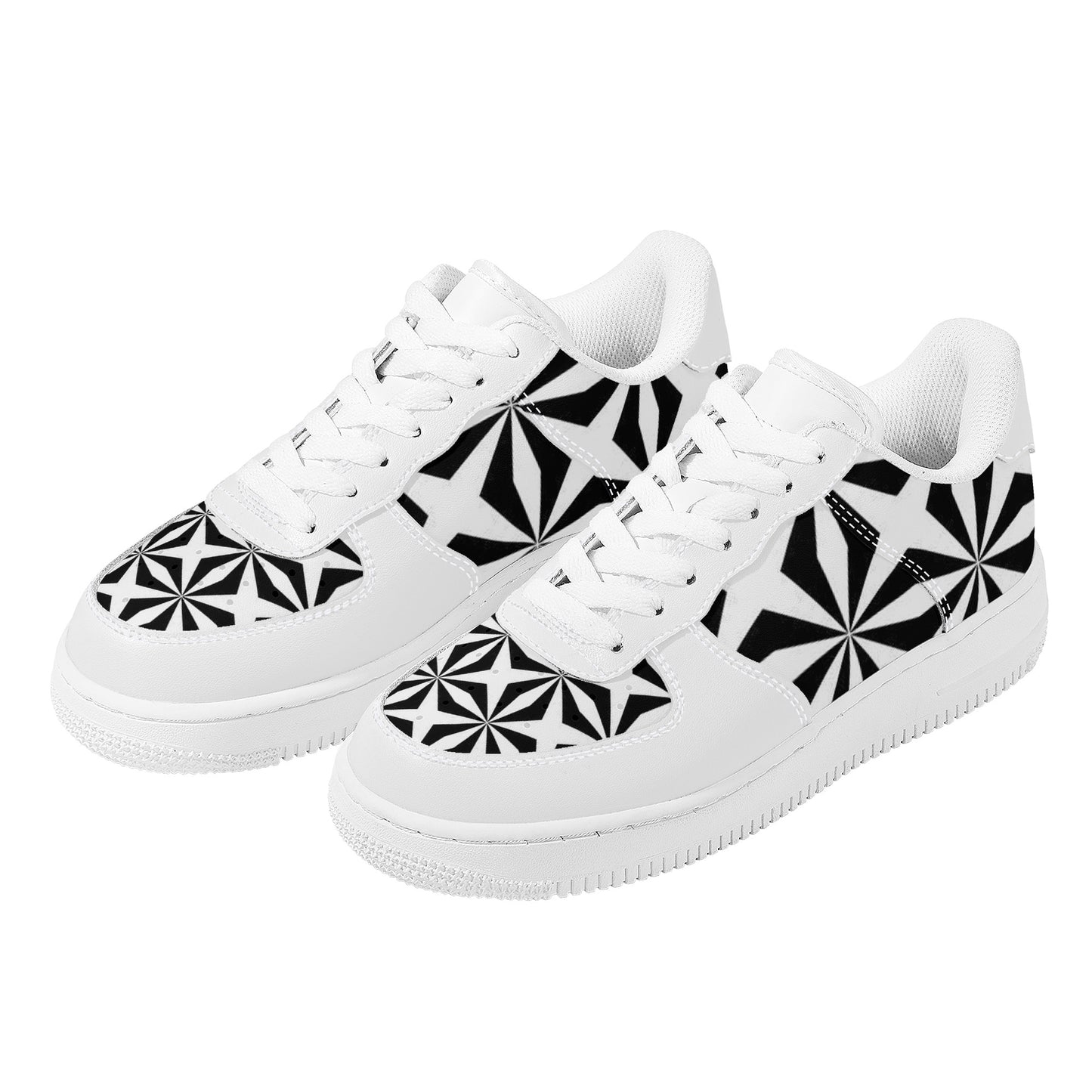 SF_F8 Low Top Unisex Sneaker gorgani b-n-w