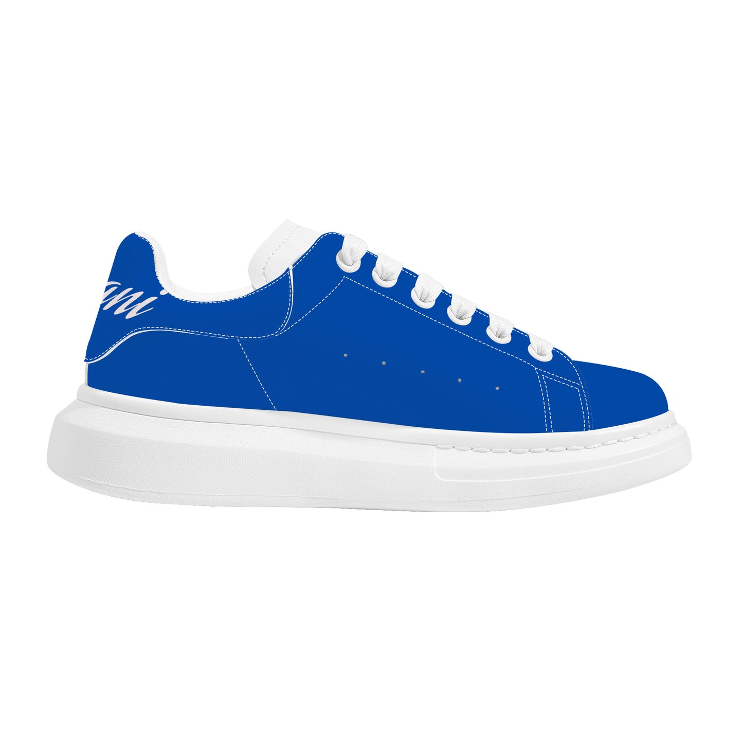 Copy of Gorgani D69 Heighten Low Top Shoes - White and  blue