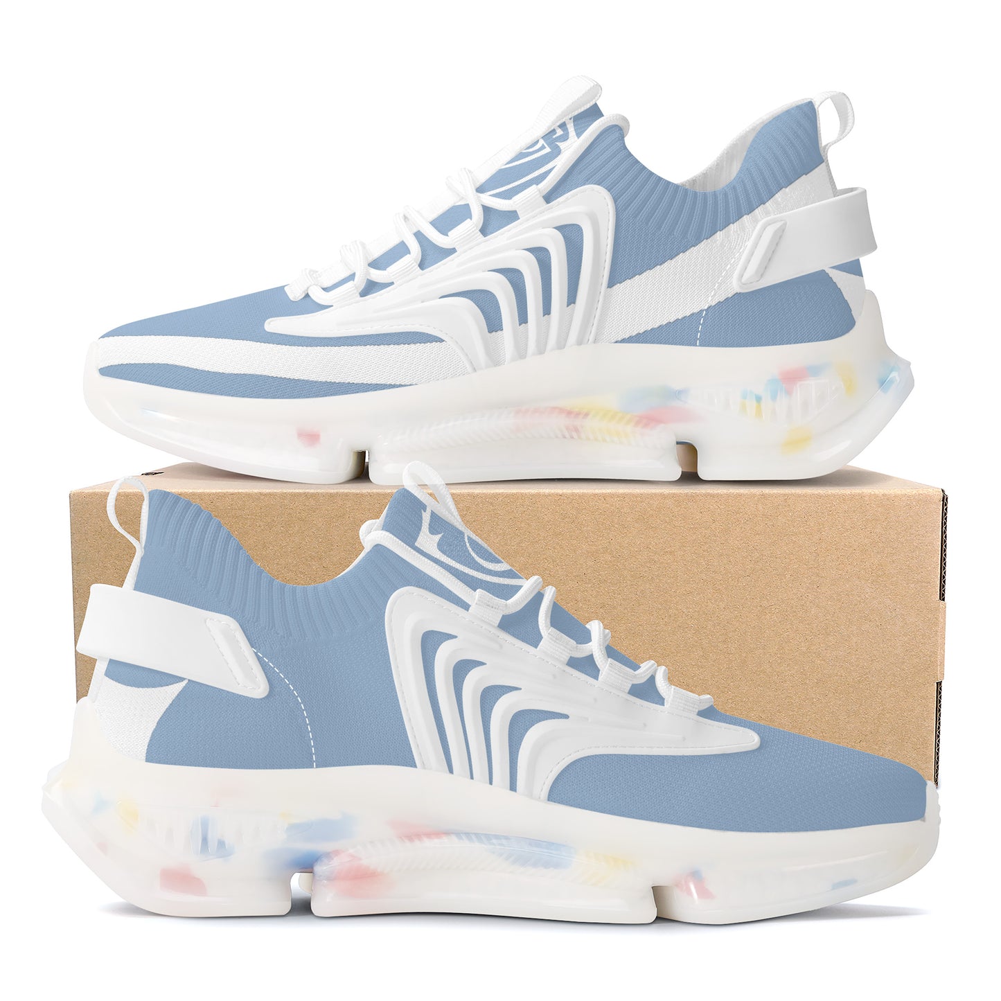White and powder blue Gorgani