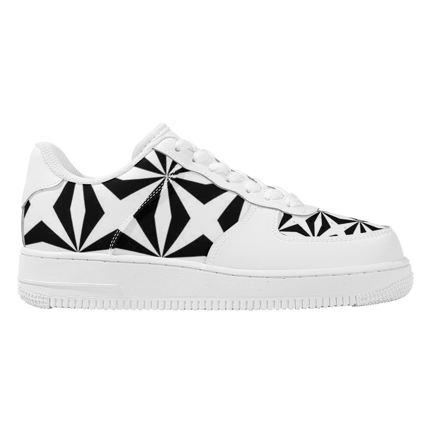SF_F8 Low Top Unisex Sneaker gorgani b-n-w